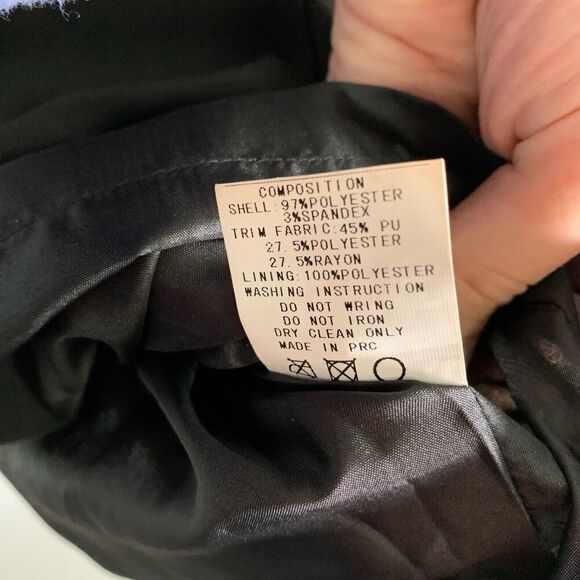 Blaque Label Mini Dress Women's Small Black Short Sleeve Shift Round Neck - Picture 6 of 9